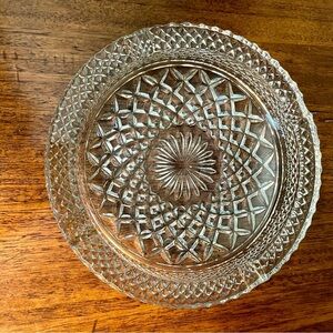 Vintage lead glass ashtray
